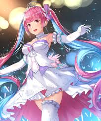 Want to discover art related to hololive? Idol Aqua Hololive Anime Pigtail Passion