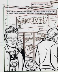 Red Rocket 7 Issue 6 Page14 Animation Reference Comic Books Mike Allred