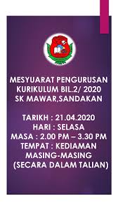 V membaca (dilakukan di rumah sebelum kegiatan pembelajaran berlangsung) Mesyuarat Kurikulum Bil 2 2020 Sk Mawar Flip Ebook Pages 1 50 Anyflip Anyflip
