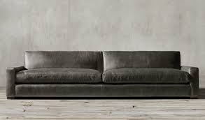 This beautiful leather sofa is constructed from thick italian leather, designed for flexibility and durability. Deep Leather Couch Restoration Hardware Leathermaster Com Au