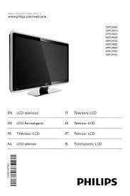 Philips tv remote controller by romullus tv remote. Philips 32pfl9613 Lcd Tv User Manual Tv Manual Com