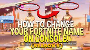 Your online id is updated. New How To Change Your Fortnite Name On Console Season 5 For Free Works For Ps4 And Xbox Youtube