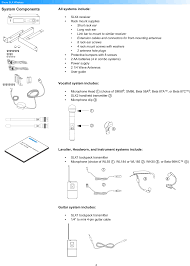 Mx xlr adapters do not suffer from insertion loss and high frequency cutoff. Slx1g5 Wireless Microphone Transmitter User Manual Shure Orporated
