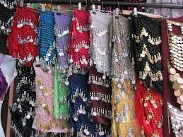 احزمة الرقص الشرقي سعر الحزام 100 درهم بدلايات معدن 3 ادوار dance wear scarf alexander mcqueen