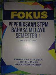 Nota pendek pengajian am penggal 1. Buku Stpm Bahasa Melayu Penggal 1 Textbooks On Carousell