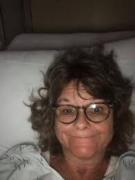 Knee surgery recovery with a companion corgi