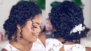 Trendy updos for long hair. Wedding Hairstyle For Natural Curly Hair Youtube