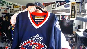 Use the code thgsentme on bench clearers for 10% off. The Jersey History Of The Columbus Blue Jackets Youtube