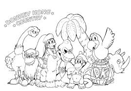 Donkey Kong Country By Scittykitty Deviantart Com On Deviantart Coloring Pages Cute Coloring Pages Donkey Kong