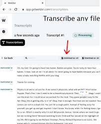 Quickly transcribe audio to text online in any language. Free Online Automatic Podcast Transcription Tool Welder