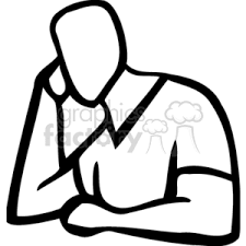 Select from premium person thinking computer images of the highest quality. A Black Outline Of Someone Thinking Clipart Commercial Use Gif Jpg Eps Svg Clipart 162432 Graphics Factory