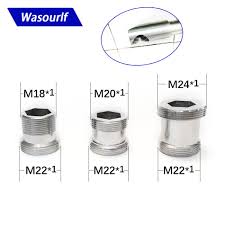 Wasserhahn adapter m18 ag x m22 chrom kurz. Wasourlf Adapter M18 M20 M22 Mannlichen Gewinde Transfer M22 Aussengewinde Messing Anschluss Bad Kuche Wasserhahn Auslauf Zubehor Kuchenarmatur Zubehor Aliexpress