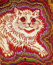 Flies are a common motif in fenner's work. Neuroscience Art Gallery Art By Psychotics Louis Wain