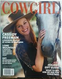 Cowgirl Nov Dec 2017 Cassidy Freeman Longmire Star Montana Home FREE  SHIPPING sb | eBay