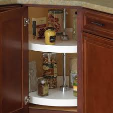 18 inch cabinet lazy susan white