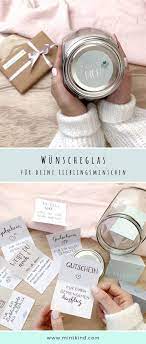 5 senses gift in white bags. Wunscheglas Freund Jahrestag Geschenke Jahrestag Geschenk Fur Ihn Geschenke