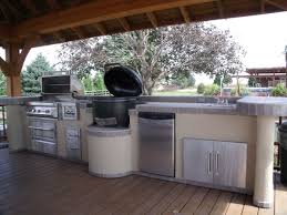 Maybe you would like to learn more about one of these? Outdoor Bar Grill Islands A Home For The Big Green Egg Outdoor Kitchen Outdoor Cooking Spaces Outdoor Kitchen Cabinets