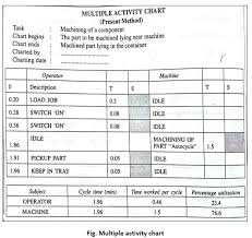 what is a multiple activity chart