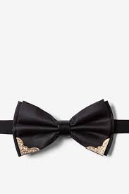 Black And Gold Bow Tie Amazon Black Polyester Metal Tipped Black Pre Tied Bow Tie Ties Com Pre Tied Bow Tie Ties Mens Fashion Ties Mens