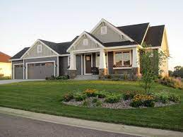 Craftsman Style Rambler Craftsman Exterior Minneapolis Byexterior Colors For Ranch Style Hom Ranch Style Homes Craftsman Exterior Exterior House Colors