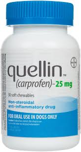 Quellin Carprofen For Dogs Compares To Rimadyl Bayer