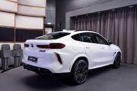 Bmw X6 M Competition In Alpine White With Sakhir Orange Interior In 2021 Bmw X6 Bmw X6 White Bmw X6 Black