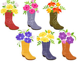 Illustration of cowboy boots and hat graphic illustration vector art, clipart and stock vectors. Flower Boots Cliparts Cliparts Zone