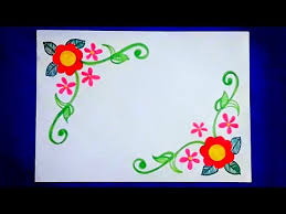 Find & download the most popular design vectors on fre. Paper Border Paper Border Designs Diy Projects Assignment Front Page Design For School Project Wor Youtube
