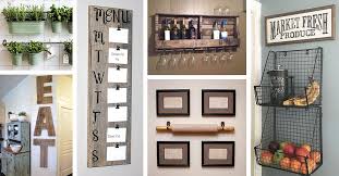 36 Pretty Kitchen Wall Decor Ideas To Stir Up Your Blank Walls Rustic Kitchen Wall Decor Kitchen Wall Decor Country Kitchen Wall Decor