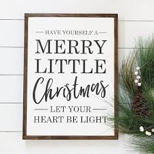 18x24 Have Yourself A Merry Little Christmas Wood Sign Christmas Signs Wood Christmas Signs Christmas Wood