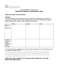 State of matter simulation lab answers. States Of Matter Simulation Lab Answer Key Doc Template Pdffiller