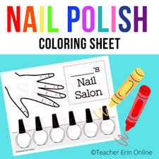 Easy to apply, no smudges, no dry time. Nail Polish Coloring Sheet Paint Fingernails Printable Reward Colors