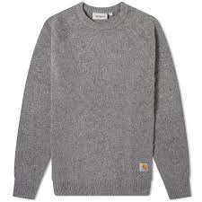 Carhartt midweight hooded logo sweatshirt. Carhartt Wip Anglistic Crew Knit In 2021 Carhartt Athletic Outfits Carhartt Women