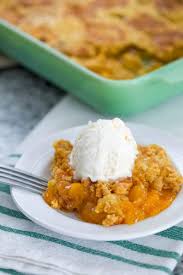 Start by placing peeled peach slices to the bottom of a baking dish. Peach Dump Cake Only 3 Ingredients All Things Mamma