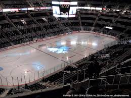 Sap Center View From Upper Level 204 Vivid Seats