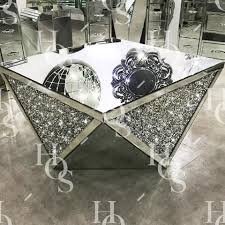 Pre Order Exclusive Diamond Crush Coffee Table Mirrored Coffee Tables Mirrored Furniture Coffee Table