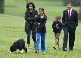 In this 2009 file photo, malia obama runs with bo, followed by then u.s. Presidential Pups Bo And Sunny Have Official White House Schedules Pbs Newshour
