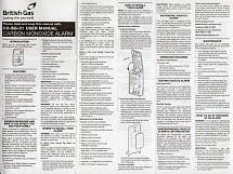 Instruction Manuals British Gas Co Bg 01 Carbon Monoxide Alarm User Manual Uk
