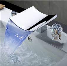 Fortunately, we have the material for a smart purchase. On Sale Large Selection New Luxury Led Crystal Handle Waterfall Thermostatic Mixer Bathroom Widespread Sink Faucet Fontanashowers 4 Inch Centerset Waterfall Faucet