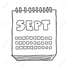 In this section you will find great clipart to download. Freehand Drawn Black And White Cartoon Calendar Showing Month Royalty Free Cliparts Vectors And Stock Illustration Image 53287798