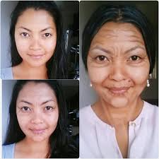 Old Age Makeup For Halloween Old Age Makeup Theatrical Makeup Aging Makeup