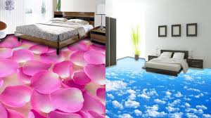 New Modern 3d Mural Flooring Design For Bedroom 3d Mural Flooring Scenery Tiles Design N Sticker Youtube