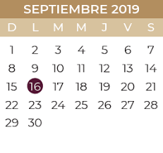 Planifica tus actividades del mes con este calendario mes a mes año 2021. El Universal Ciclo Escolar 2019 2020