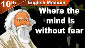 Class 10 Ssc Where The Mind Is Without Fear Rabindranath Tagore English Home Revise Youtube
