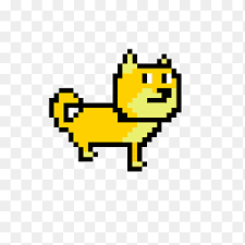 Popularized on twitter and popularized by @spoodah, this adorable dog (a shiba inus) wearing a beanie has become a meme for the team that you're loyal to. Pixel Art Doge Drawing Pixel Art Angle Text Png Pngegg