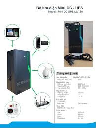Nguồn dự phòng Mini UPS 12V – SIÊU THỊ AN NINH - AN TOÀN