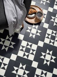 Retro black and white checkerboard flooring in vinyl is a classic durable and affordable choice for kitchens, laundry rooms or even basements. Amtico Flooring