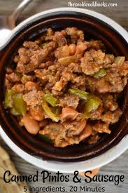 Easy pinto bean soupisabel eats. Southern Pinto Beans And Sausage These Old Cookbooks