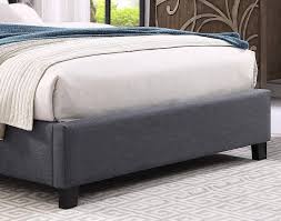 Headboard wrap faux suede in charcoal grey king bed size 152cm x 60cm. Buy Crown Mark Eva 5111 King Platform Bed In Gray Fabric Online