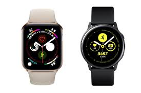 samsung galaxy watch active vs apple watch series 4 rival